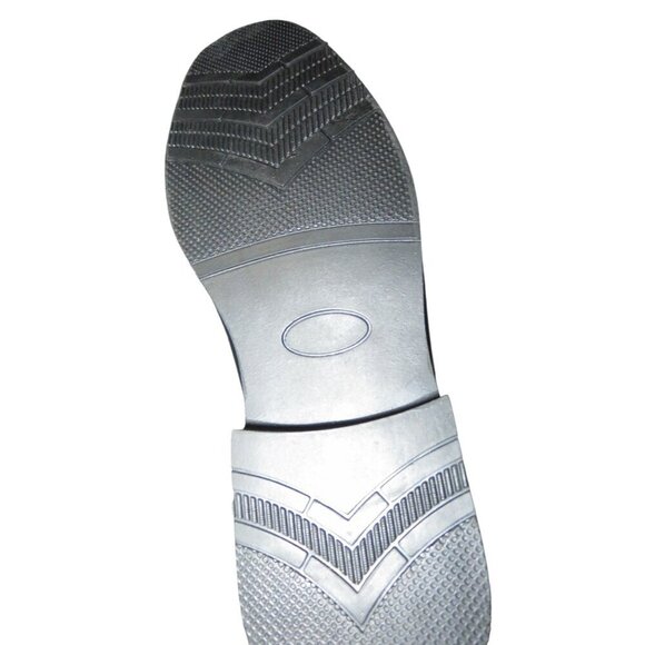 Collexion Italy Black Italian Leather Dress Loafers shoes Size 40 or US 9 - Picture 6 of 9